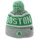 Celtics Snag Gray Pom Knit Hat Image coming soon src=